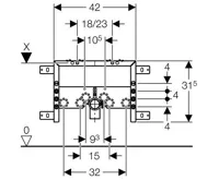 Geberit Kombifix pro bidet na zazdění (2)