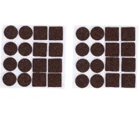 BGS Sada filcových podložek pod nábytek, hnědá, 32dílná BGS Sada filcových podložek pod nábytek, hnědá, 32dílná