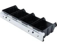 BGS Sada ukládacích boxů, se závěsnou kolejnicí, pro systém nástěnných skříněk, 4dílná (3)