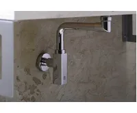 OMP TEA QUASAR umyvadlový sifon šetřící místo, 5/4" odpad 32mm, chrom (4)