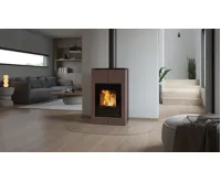 HS Flamingo Krbová kamna AQUAFLAM VARIO ® SAPORO 11/5kW hnědá - sametová, elektronická regulace (10)