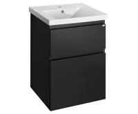 AQUALINE ALTAIR umyvadlová skříňka 52x72,5x45cm, černá mat