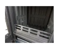 PLAMEN Litinová krbová kamna VESTA - červená (5)