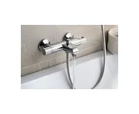 AQUALINE ACTION nástěnná vanová termostatická baterie, chrom (1)