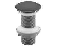 ISVEA Umyvadlová výpust 5/4“, click-clack, keramická zátka, 20-70mm, antracit (3)