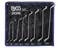BGS Klíče očkové vyhnuté 6x7 - 20x22 mm, sada 8 dílů BGS Klíče očkové vyhnuté 6x7 - 20x22 mm, sada 8 dílů