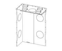 ROMOTOP Konvekční opláštění pro rohovou krbovou vložku IMPRESSION R/L 2g L 71.60.34.21