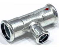 C-STEEL lisovací T-kus 35 x 15 x 35 - uhlíková ocel