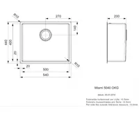 Nerezový dřez REGINOX SET MIAMI 500 COOPER + Baterie CRYSTAL + příslušenství, měď (17)