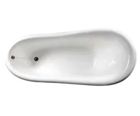 POLYSAN RETRO volně stojící vana 167,5x76x71cm, nohy chrom mat, bílá (4)