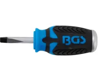 BGS Šroubovák plochý 6,0 x 38 mm, 6ti hranný dřík,1/4&quot; vnitřní čtyřhran