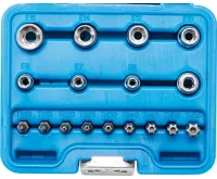 BGS Bity a hlavice T a E-profil, sada 17 dílů