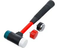 BGS Sada kladiva s výměnnou hlavou,  sklolaminátová násada,  O 38 mm (5)