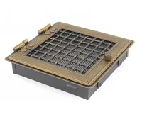 HS Flamingo Krbová mřížka STYLOVÁ 21x21 cm, zlatá patina