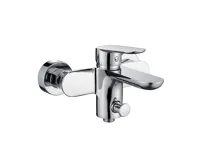 Vanová nástěnná baterie, Viana, bez příslušenství, 150 mm, chrom Vanová nástěnná baterie, Viana, bez příslušenství, 150 mm, chrom