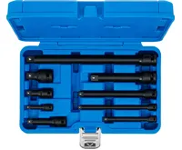 BGS Sada silového prodloužení ,  6,3 mm (1/4") / 10 mm (3/8") / 12,5 mm (1/2") ,  9dílná - BGS (3)
