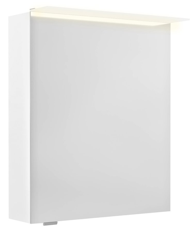 SAPHO LINEX galerka s LED osvětlením, 60x70x15cm, levá/pravá, bílá
