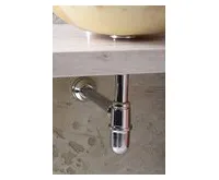 SAPHO RETRO umyvadlový sifon 5/4", odpad 32 mm, chrom (1)