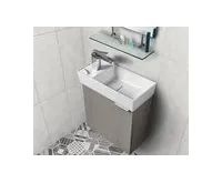 SAPHO LATUS IX umyvadlová skříňka 44x50x22cm, dub alabama (1)