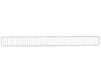 BGS Přední mřížka, 1000 x 95 mm BGS Přední mřížka, 1000 x 95 mm