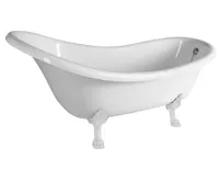 POLYSAN BRIXTON volně stojící vana 174x83x81cm, nohy bílé, bílá