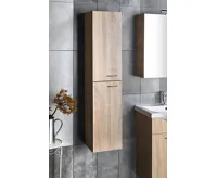 AQUALINE ZOJA/KERAMIA FRESH skříňka vysoká 30x140x20cm, dub platin (3)