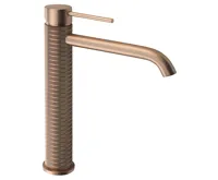 SAPHO FLAWO stojánková umyvadlová baterie vysoká, měď mat SAPHO FLAWO stojánková umyvadlová baterie vysoká, měď mat