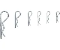 BGS Pružinová závlačka, sada 150 dílů, PVC kazeta (1)