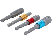 BGS Sada adaptérů pro vrtačky, barevné, vnější šestihran 6,3 mm (1/4"), 6,3 mm (1/4"), 10 mm ( (2)