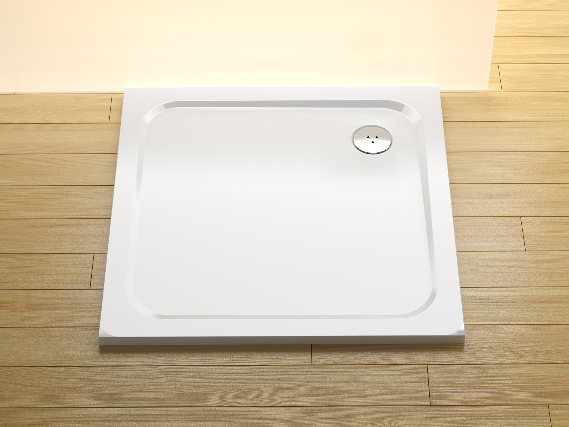 Ravak sprchová vanička z litého mramoru perseus pro-80 chrome white