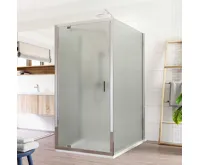 LIMA Sprchový kout, obdél.,pivot. dveře, 2xboční stěna, 80x90x80x190cm, chrom ALU, sklo Point 6mm LIMA Sprchový kout, obdél.,pivot. dveře, 2xboční stěna, 80x90x80x190cm, chrom ALU, sklo Point 6mm