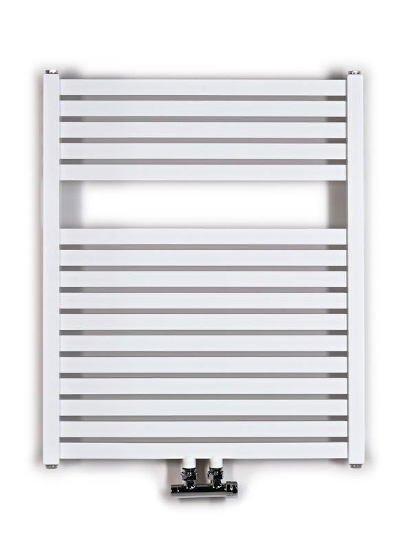 Koupelnový radiátor thermal kh-sp 600/ 970 středové připojení, bílá