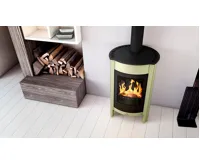 HS Flamingo Krbová kamna MASTERFLAMME ® Medie I, olivová (35)