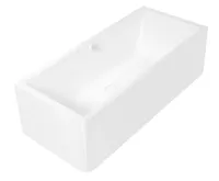 POLYSAN MARLENE CURVE R MONOLITH obdélníková vana 165x75x63cm, bílá