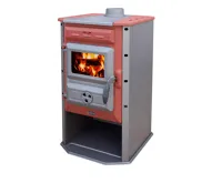 TIM SISTEM Krbová kamna na dřevo Magic Stove ECO, 6,9 kW, červená