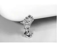 POLYSAN FOXTROT volně stojící vana 170x75x64cm, nohy chrom mat, bílá (6)