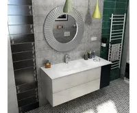 SAPHO IMPALA umyvadlo pod desku, Rockstone, 58,8x35,5cm, bílá mat (5)