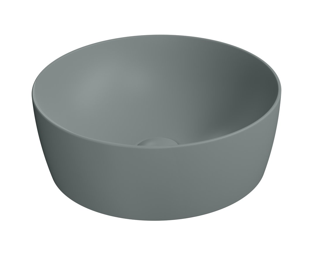 Gsi nubes keramické umyvadlo na desku průměr 40cm, agave mat