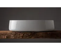 SAPHO JUMPER keramické umyvadlo na desku, 60x40cm, bílá (3)