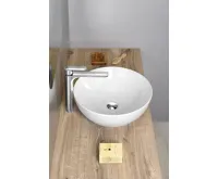 GSI PURA keramické umyvadlo na desku, průměr 42cm, bílá ExtraGlaze (5)