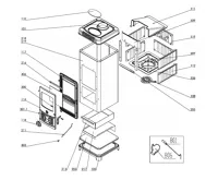 PLAMEN PLAMEN Litinová krbová kamna DORA 10 N - zelená (14)