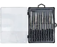 BGS Pilníky diamantové, děrované, sada 10 dílů (3)