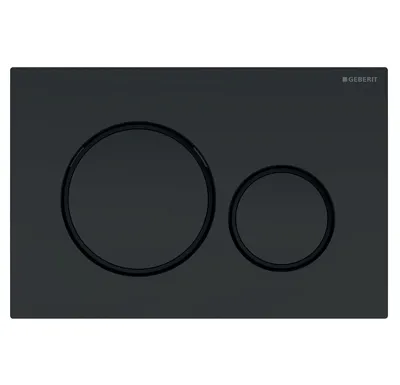 GEBERIT SIGMA20 ovládací tlačítko, Easy-to clean, černá mat