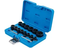 BGS Hlavice nástrčné / hlavic pro povolení poškozených šroubů, 12,5 mm (1/2"), 8 - 27 mm, 1 (2)