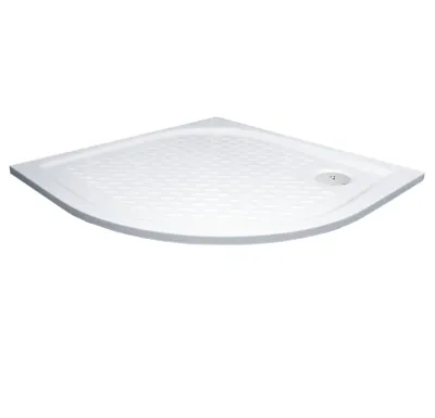 PROFI-RICH Vanička čtvrtkruh - litý mramor,  90x90x3 cm R500