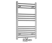 AQUALINE ALYA otopné těleso rovné 500x803mm, středové připojení, chrom