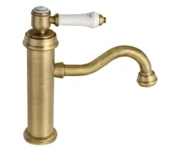SAPHO VIENNA stojánková umyvadlová baterie s výpustí, bronz