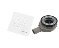 POLYSAN TRENECA vaničkový sifon, průměr 90mm, DN40, krytka bílá mat POLYSAN TRENECA vaničkový sifon, průměr 90mm, DN40, krytka bílá mat