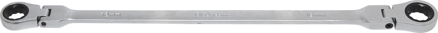 Bgs oboustranný ráčnový kloubový klíč, 16 x 18 mm
