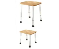 SAPHO Koupelnová stolička, bambus (6)